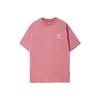 Li Ning Buchstabenprint Locker Geschnitten Rundhals Kurzarm T-Shirt Herren Tops Schmutzig-Rosa AHSR507-5
