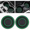 2PCS Car Cup Holder Coasters, 2.75 Inch Auto Non-Slip Anti Dust Cup Mats, Console Cup Holder Insert Coaster Auto Insulated Mats, Universal Interior