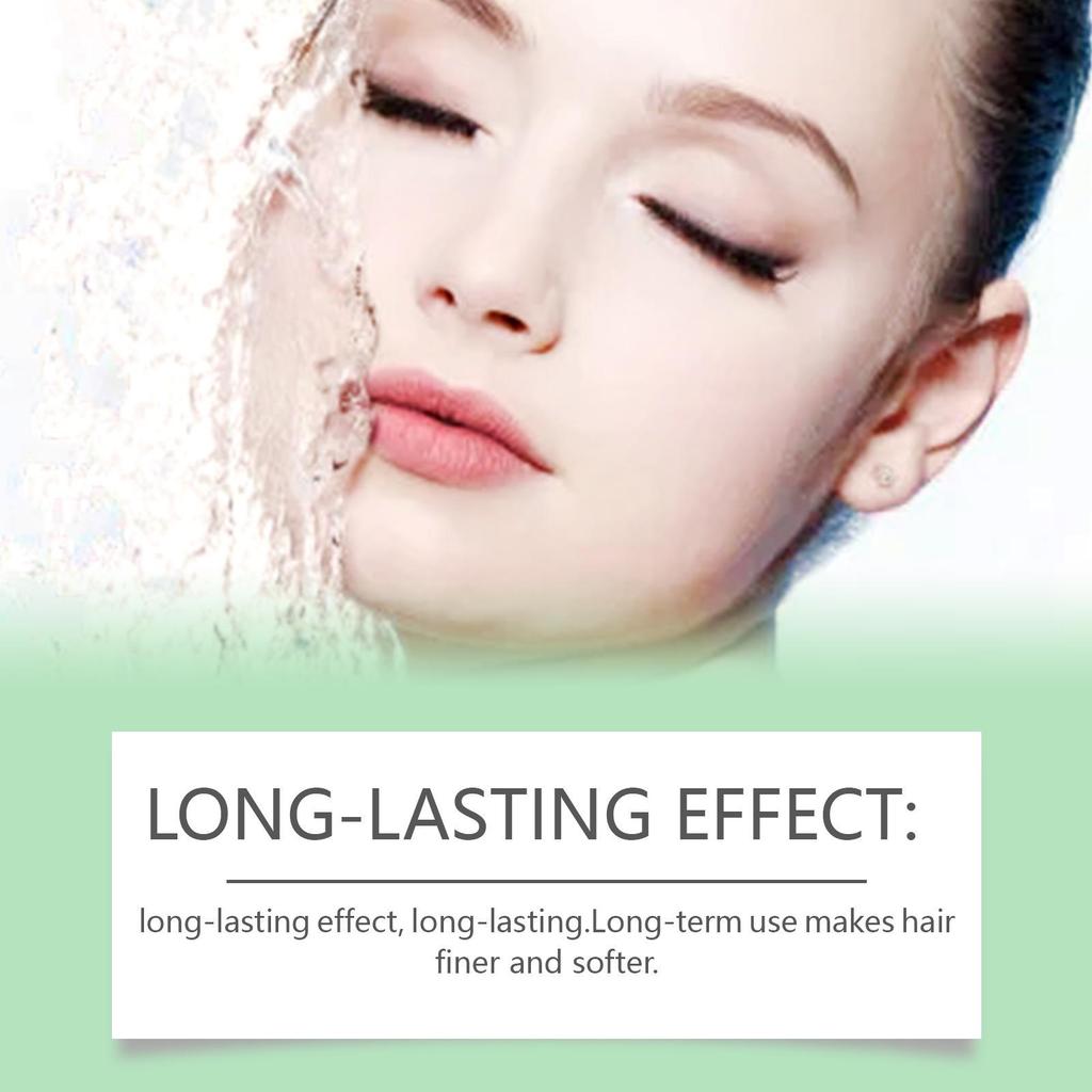 EELHOE Gentle Facial Hair Removal Wax Strips - No Residue, Portable & Easy for Daily Use