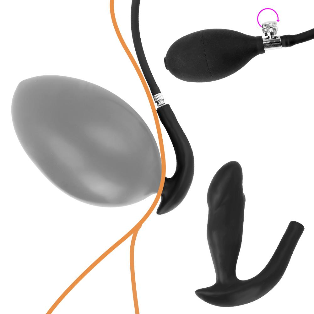 Produkte für Erwachsene Butt Plug Dildo Pumpe Sex Spielzeug für Frauen Aufblasbarer Anal Plug Prostata Massager Butt Dilatator