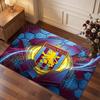 Aston Villa Voetbal Print Kristal Fluweel Tapijt, Comfortabel Waterabsorberend Antislip Binnen Vloerkleed