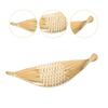 Woven Bamboo Serving Tray Food Storage Basket,Snack Cookie Plate,Woven Bread Basket Fruit Basket for Fruits Snacks