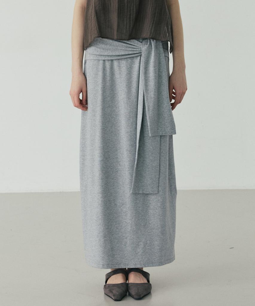Linte Bind Long Skirt Melange
