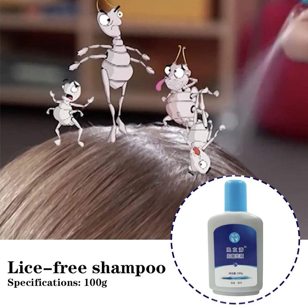 Head Lice Comb Lice Nit Removal Hair Comb Stainless Steel Fine Tooth Comb LiceComb Professional Anti lice shampoo set