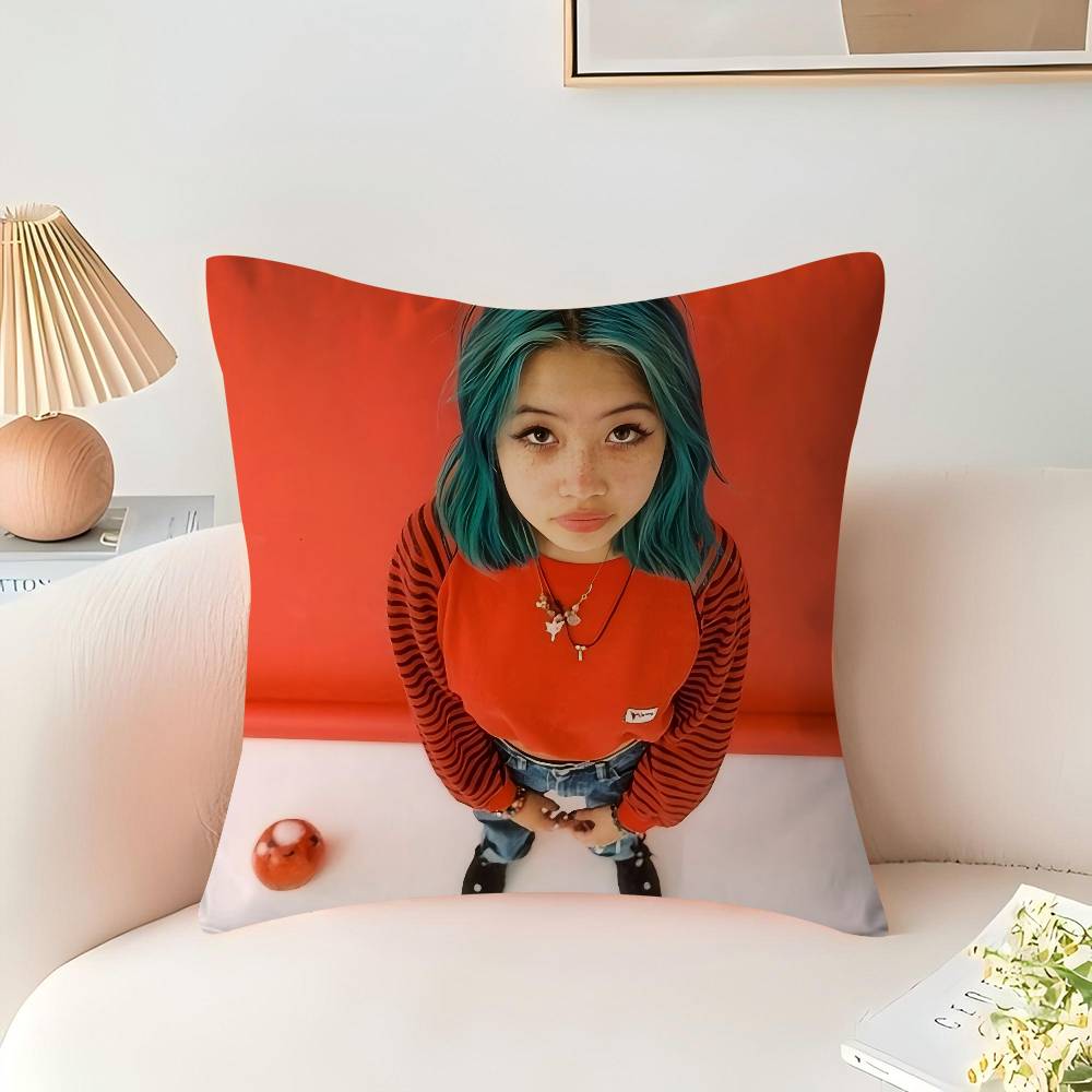 B-Beabadoobee Pillow Cushion Cover Pillowcase Living Room Sofa Home Decor Customized