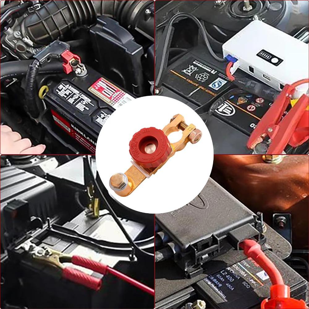 Battery Cut-off Car Battery Disconnect Switch Car Battery Terminal Isolator RV/ATV