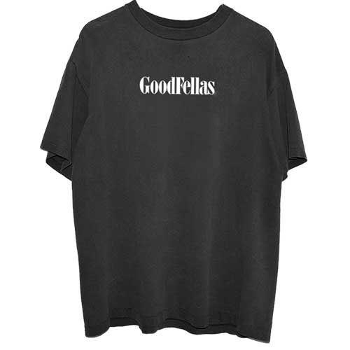 Men s Goodfellas Henry Suit (Back Print) Slim Fit T-shirt Medium Black S
