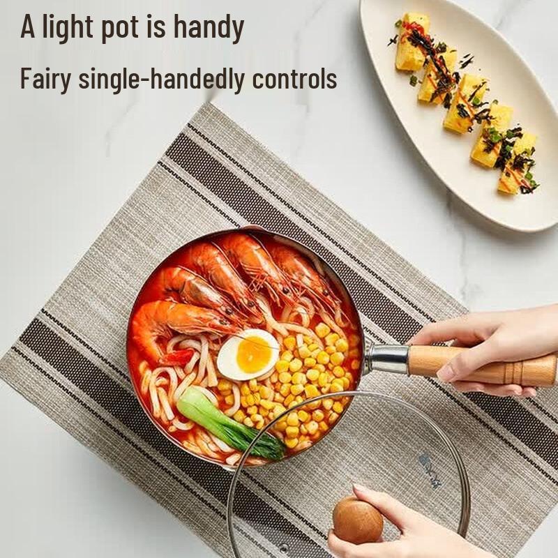COOKER KING NG22XP Japanese Stainless Steel Milk Pot Set