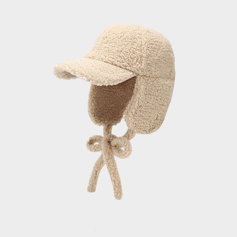 Autumn Winter Hats For Women Men Velvet Ear Protection Baseball Cap Fashion Outdoor Casual Windproof With Ear Flaps Riding