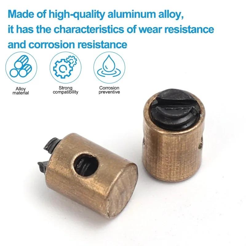 100~10pcs Off-road Motorcycle Throttle Cable Stop Bolt Cable Stop Bolt Pin for 50CC-250CC CRF XR BBR KLX Mini-bike Accessories