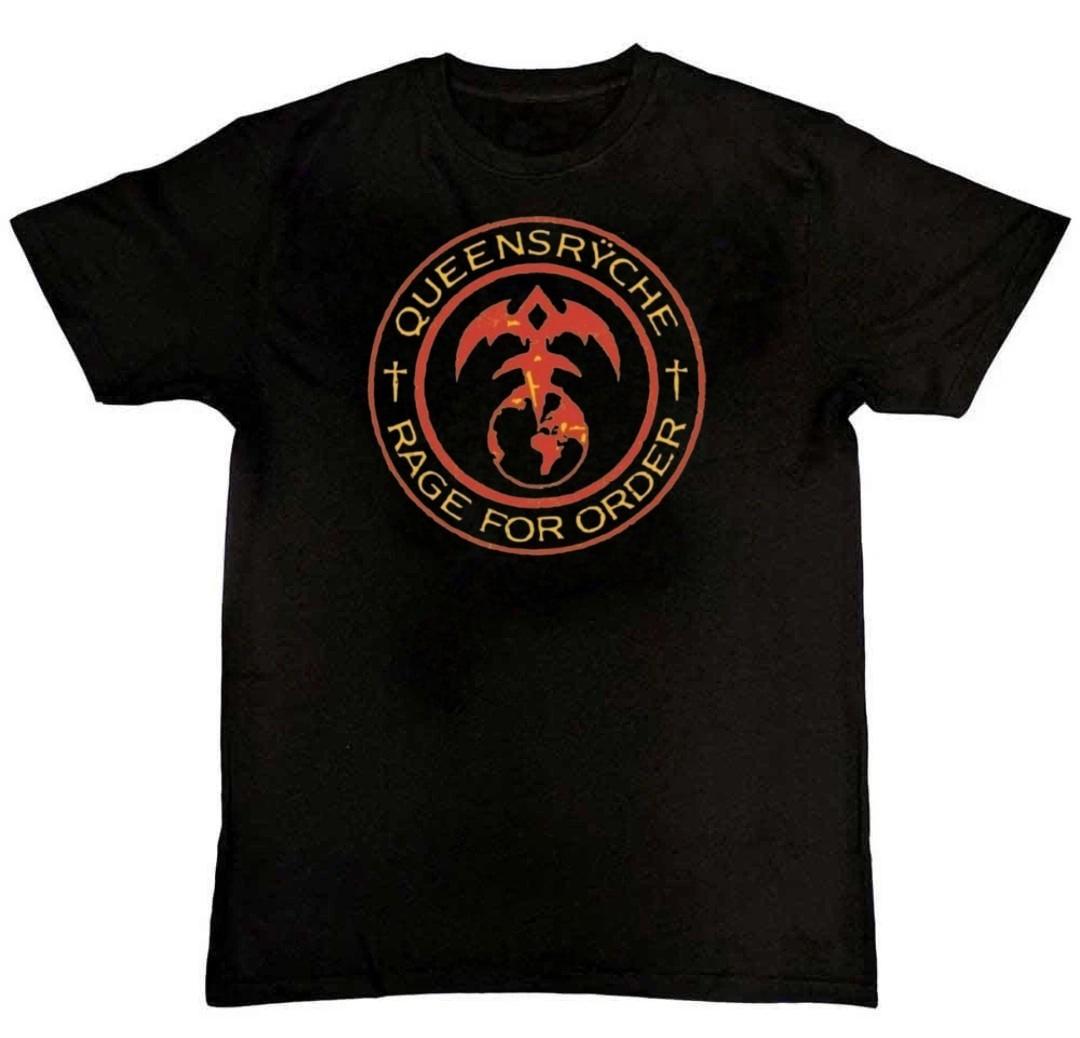 QUEENSRYCHE RAGE FOR ORDER Graphic Print Mens T-Shirt XL