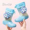 Sanrio Carousel Ferris Wheel Kids' Non-slip Rain Boots - Cartoon Jelly Shoes for Girls
