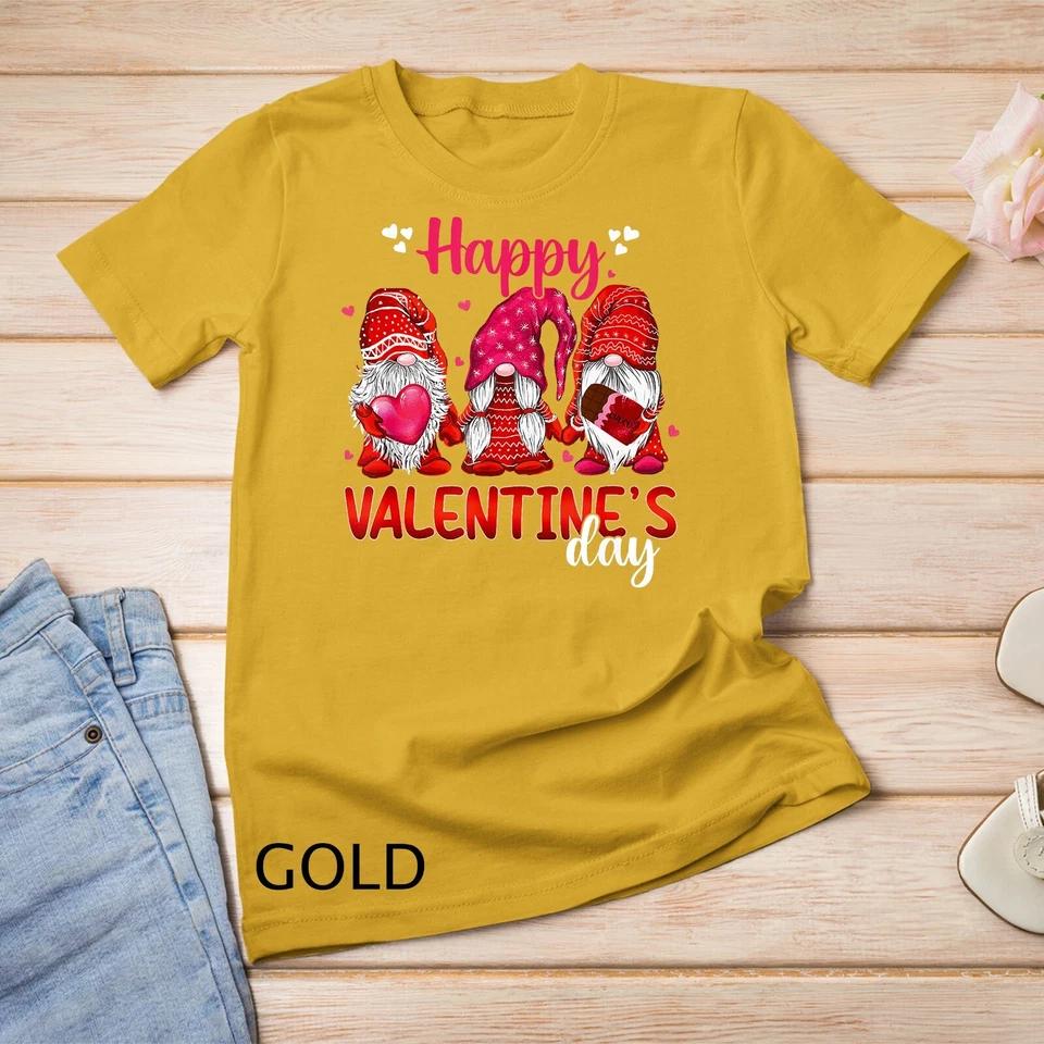 Love Gnome Squad Happy Valentine Gnome T-Shirt Unisex T-shirt 2 S