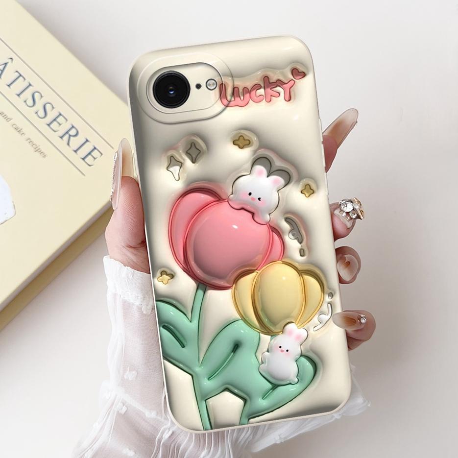 Für Apple iPhone 16E Hülle Einzigartige Cartoon Hülle Weiche Silikon Handyhülle Für iPhone SE 4 iPhoneSE 2025 iPhone16e Rückseite Hülle