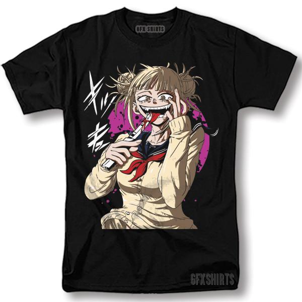 Himiko Toga Shirt My Hero Academia Shirt Anime Cosplay Manga T-shirt L