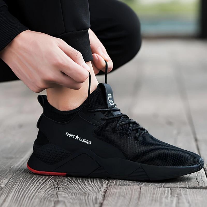 נעלי גברים חדשות 2025, נעלי ספורט נושמות עם סוליות עבות, נעליים קז'ואל אופנתיות לגברים, נעלי ספורט לגברים