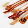 1pc Long Handle Wooden Spoons For Cooking Honey Server Tea Coffee Stirring Spoons Honey Tea Scoops Coffee Accessories