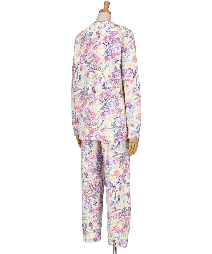 Relax Tsumori Chisato Long Long Cotton Warm UDW457 Tsumori Chisato SLEEP BE [Wacoal & Sleep] Pyjama, Ärmel, Hose, 100% (Hauptkörper) Damen