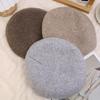 Autumn Winter Simple Premium Feel Sweet Cool Versatile British Painter Elegant Cute Style Beret Warm Windproof Solid Color Mushroom Pile Hat Cute Cap