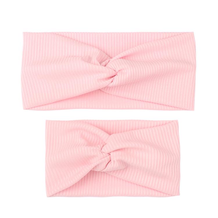 Chic Parent-child Knotted Rabbit Ears Hairbands Accessories Fashion Bow Headwraps Set Elastic Hair Bands