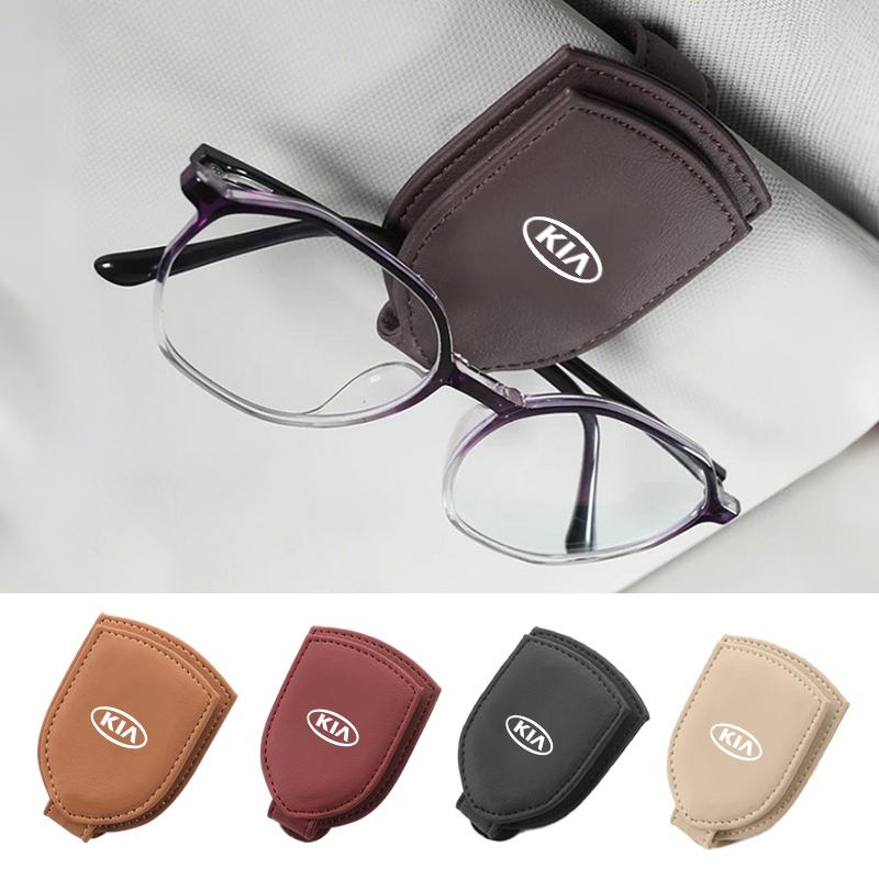 Car Visor Glasses Clip Sunglasses Box Card Holder Interior For KIA Rio K5 Sportage Ceed Sorento Picanto Stinger Optima CeratoEY1