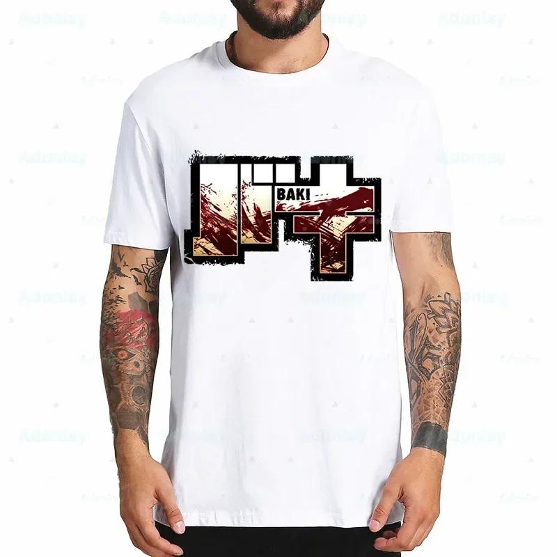 Yujiro Baki Fighter Anime Summer Fashion Shirt Graphic Hanma Grappler Fighting T Shirt Women Oneck Tees Funny Tshirt