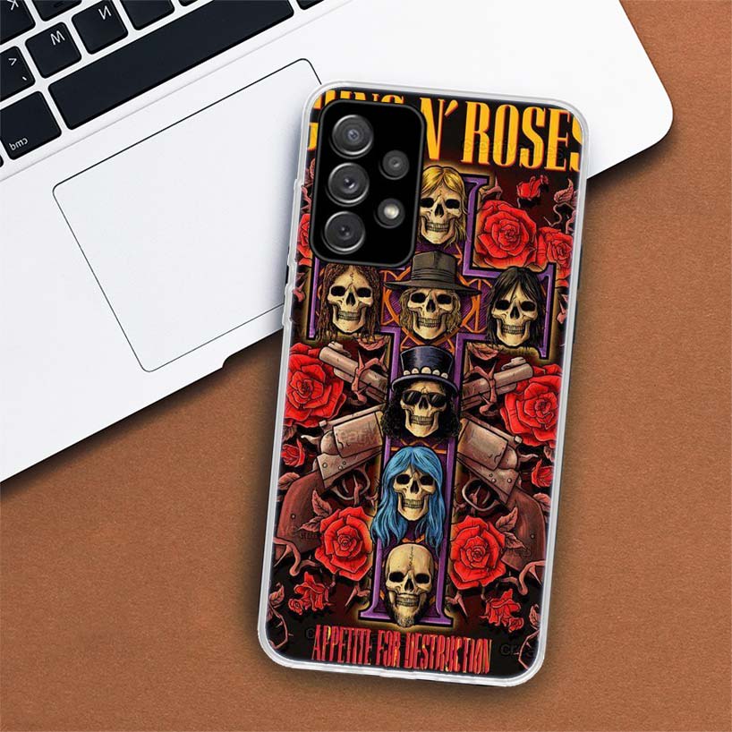 

Чехол для телефона Guns N Roses Good Time для Samsung Galaxy A51 A71 A50 A70 A40 A30 A20E A10 A41 A31 A21S A11 A01 A6 A8 + A7 A9 Plus Samsung A9 2018