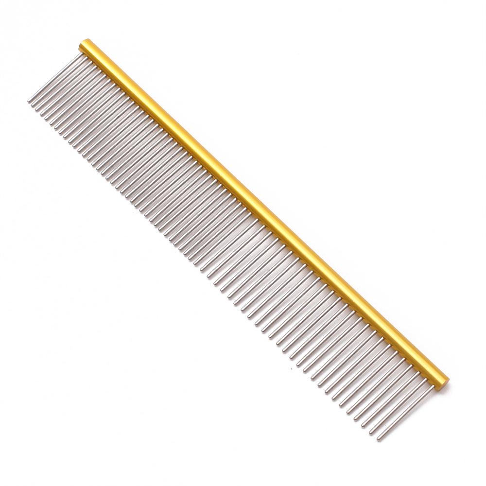 Teddy Dog Detangling Stainless Steel Comb for Grooming Large Dogs