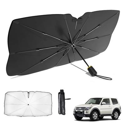 Mitsubishi Pajero Short 4th Generation Car Umbrella-Shaped Folding Sun Shade with 10 Ribs, Rear
