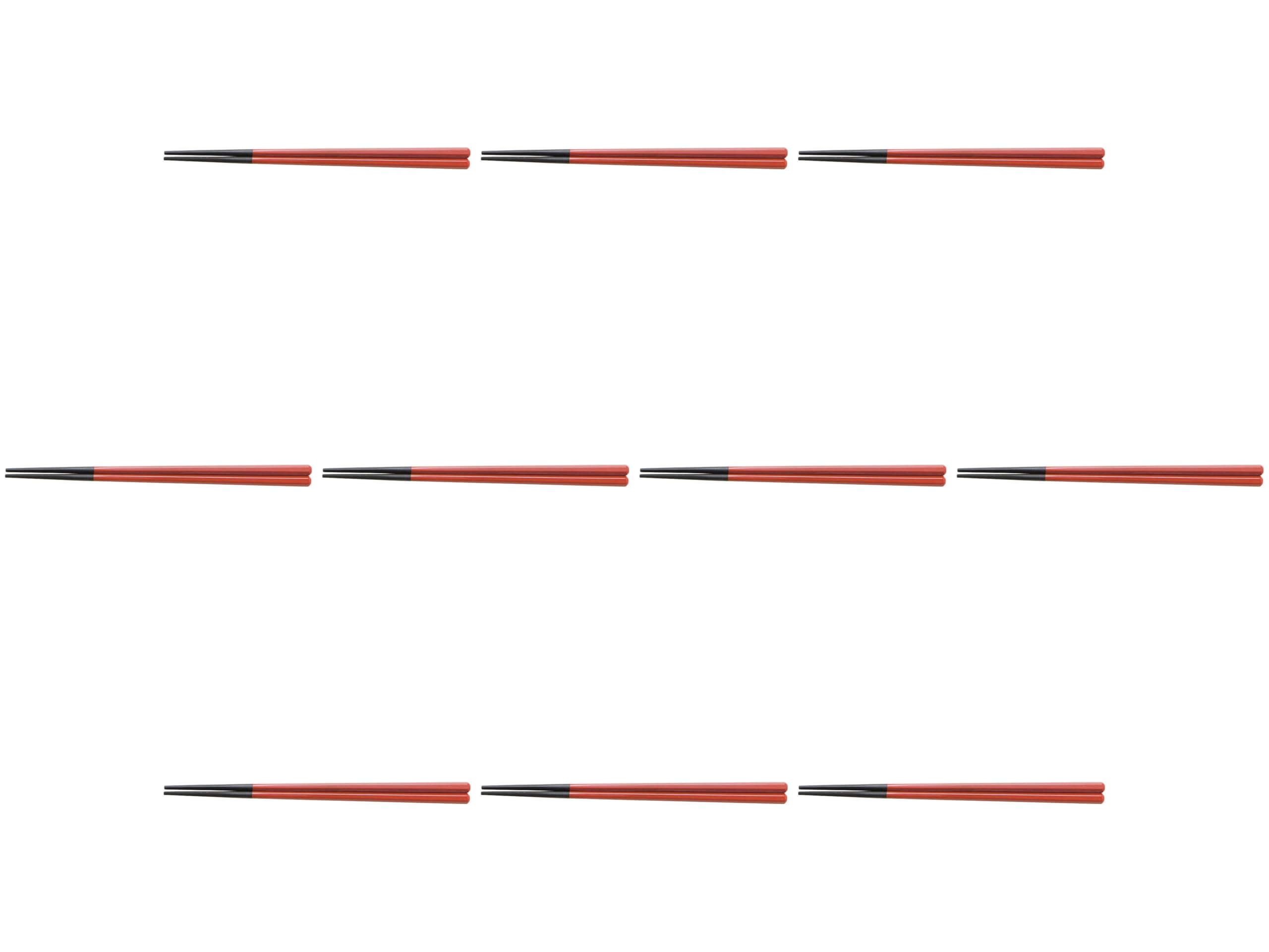 

Набор из 10 новых квадратных лакированных палочек для еды с шестигранным кончиком, лакированных лаком вермильон x x PBT PBT смола лакированная термостойкая до посудомоечной машины и дезинфицирующего средства Сделано в