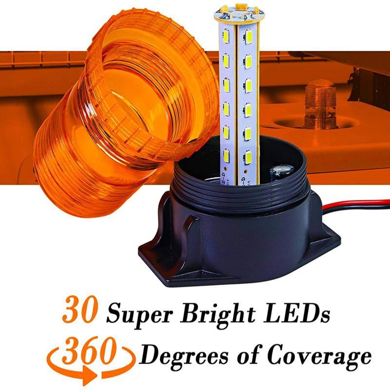 High Power Emergency Warning Flasher Lights Energy Saving Long Lifespan Strobe Lamps for Forklifts School Buses Trucks