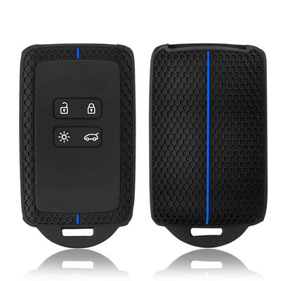 Silicone Car Key Cover Case for Dacia Logan 3 for Renault Captur Zoe Espace 5 Clio Megane 4 Arkana Arcan Key Holder Shell