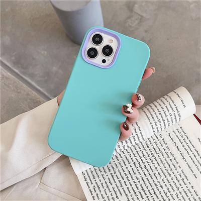 Candy Color Silicone Phone Case For Iphone 12 11 Pro Max Case For Iphone 13 14 15 Pro Max XS XR Matte Soft Tpu Back Cover