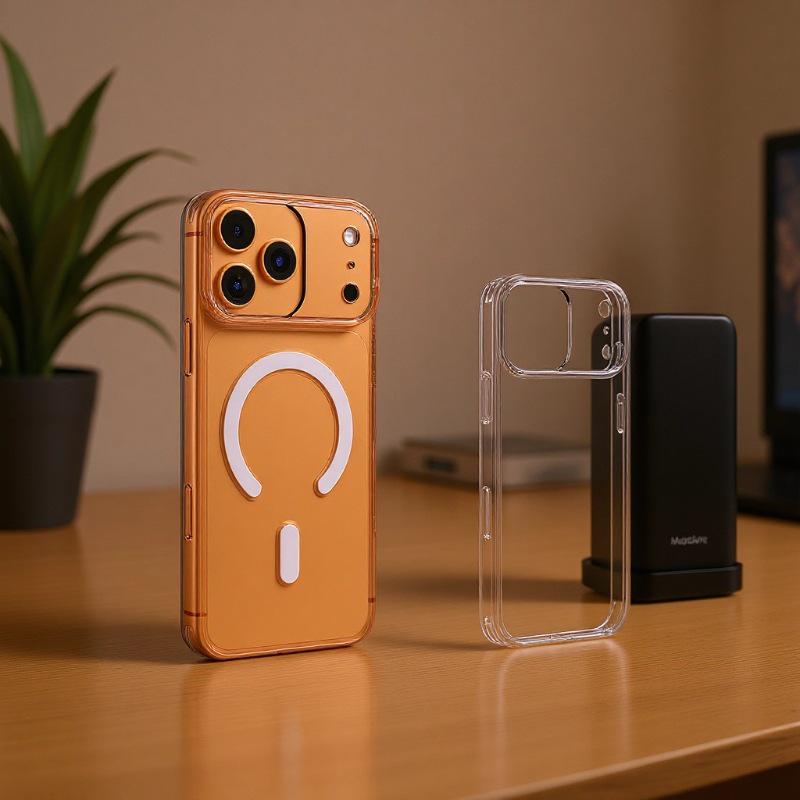 

Apple 17 Pro PC Transparent Scratch-Resistant Case with Raised Camera Protection