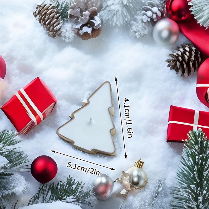 

Рождественские свечи Мини-свеча в виде рождественской елки Настольное рождественское украшение Рождественский подарок для гостей Детей Новогодние товары