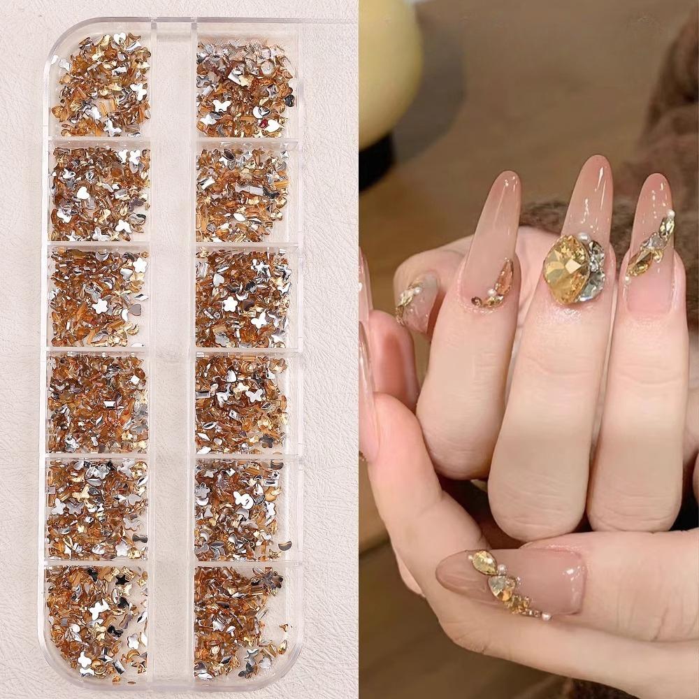 

Nail art Accessories Mixed collection Popular resin flat-bottom Irregular-Shaped Diamond