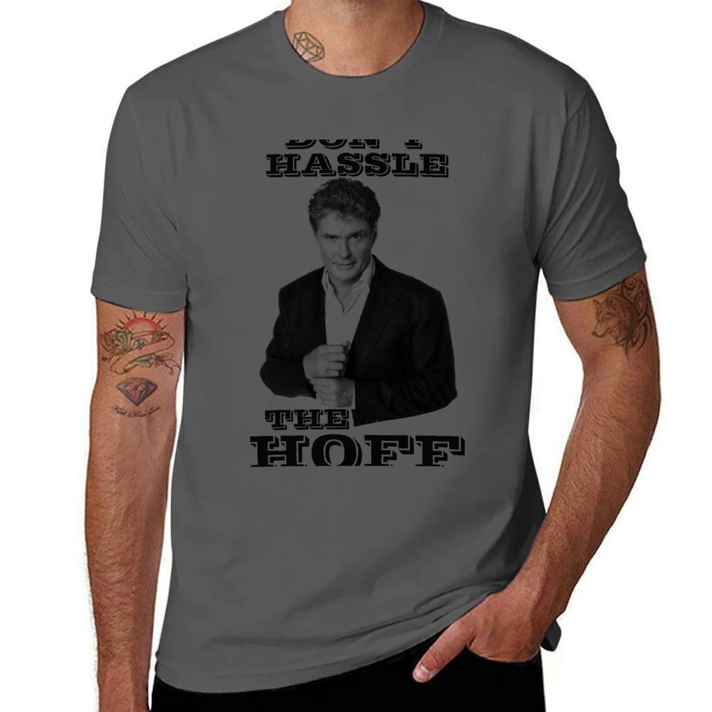 Dont hassle the Hoff TShirt Casual Graphic Print Tee