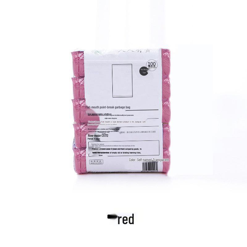 45x50cm Thick Disposable Colored Garbage Bags - Flat Mouth, Sturdy, Kitchen Use