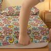 Bohemian 1 Patterned Frosted Bedsheet, Bedroom Printed Bedspread, Bedding Excluding Pillowcases