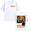 Classic Movie Pulp Fiction Graphic T Shirt Men Women Vintage Harajuku Fashion T-shirt Tops Cotton Short Sleeve Tshirt Streetwear