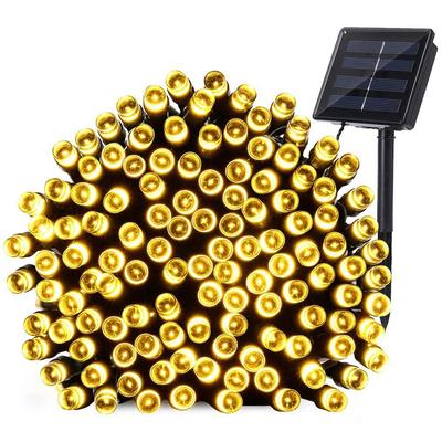 12 Meter 100 LEDs Solar dekorative Outdoor wasserdichte Lichterkette