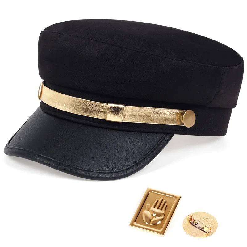 Military Badge Palm Adventure Wonderful Neutral Gender Women Men For Hats Flat Top Baseball Caps For Women Outdoor Sports Cadet Sunscreen Hat