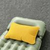 Grid Pattern Pillow Storage Bag 2-in-1 Camping Headrest Durable Travel Pouch  Camping Sleep