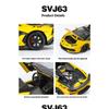 Large 1/18 Lamborghini Aventador SVJ Supercar Model Simulation Interior Details Adult Collection Ornaments Boy Gift Halloween Toys
