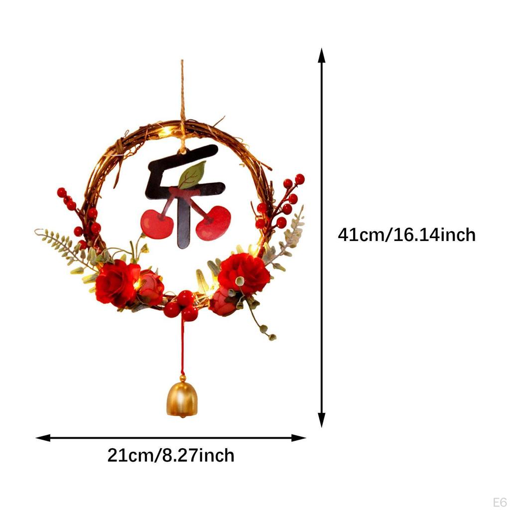 Chinese Year Garland with Lights of The Snake Door Decoration