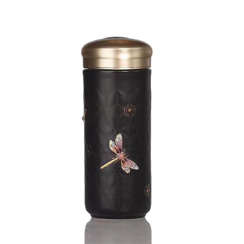 Kantharos Dragonfly Double-Layer Ceramic Travel Mug 330ml