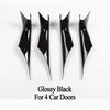 Suitable for BMW 5 Series G30 Door Handle Inner Cover G30 G38 F90 M5 530i M Sport 540i Protective Carbon Fiber Black 2-piece Set