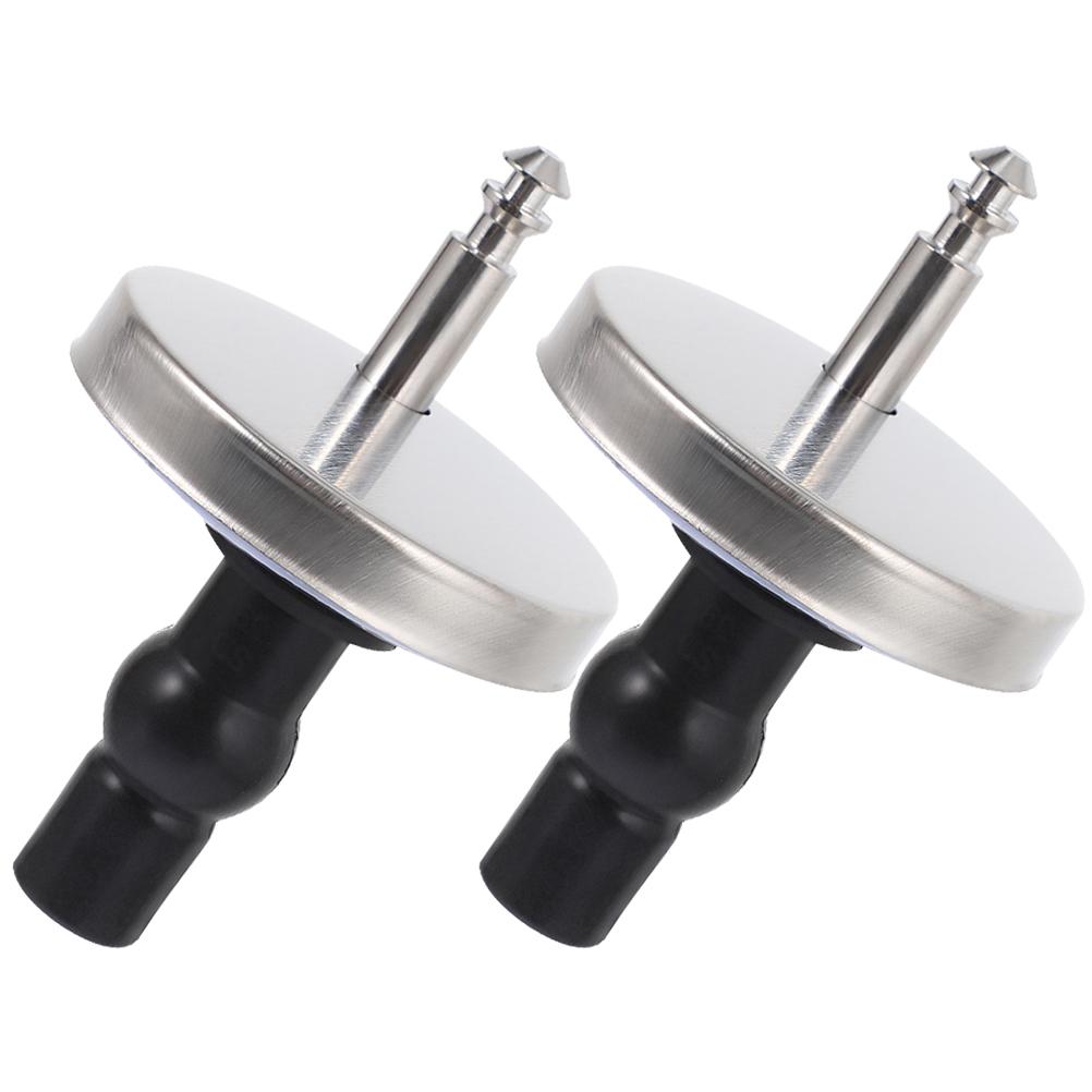 2 Pcs Hinge Toilet Lid Accessories Cover Screw Connector Smart Stainless Steel (60mmq Foot B Type Two) 2pcs Bolts Seat Fixings