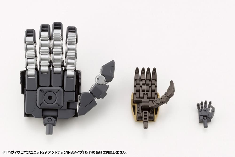 Kotobukiya Modeling Support Goods Heavy Weapon Unit 28 Action Knuckle Type B Model Kit Accessory Multicolor