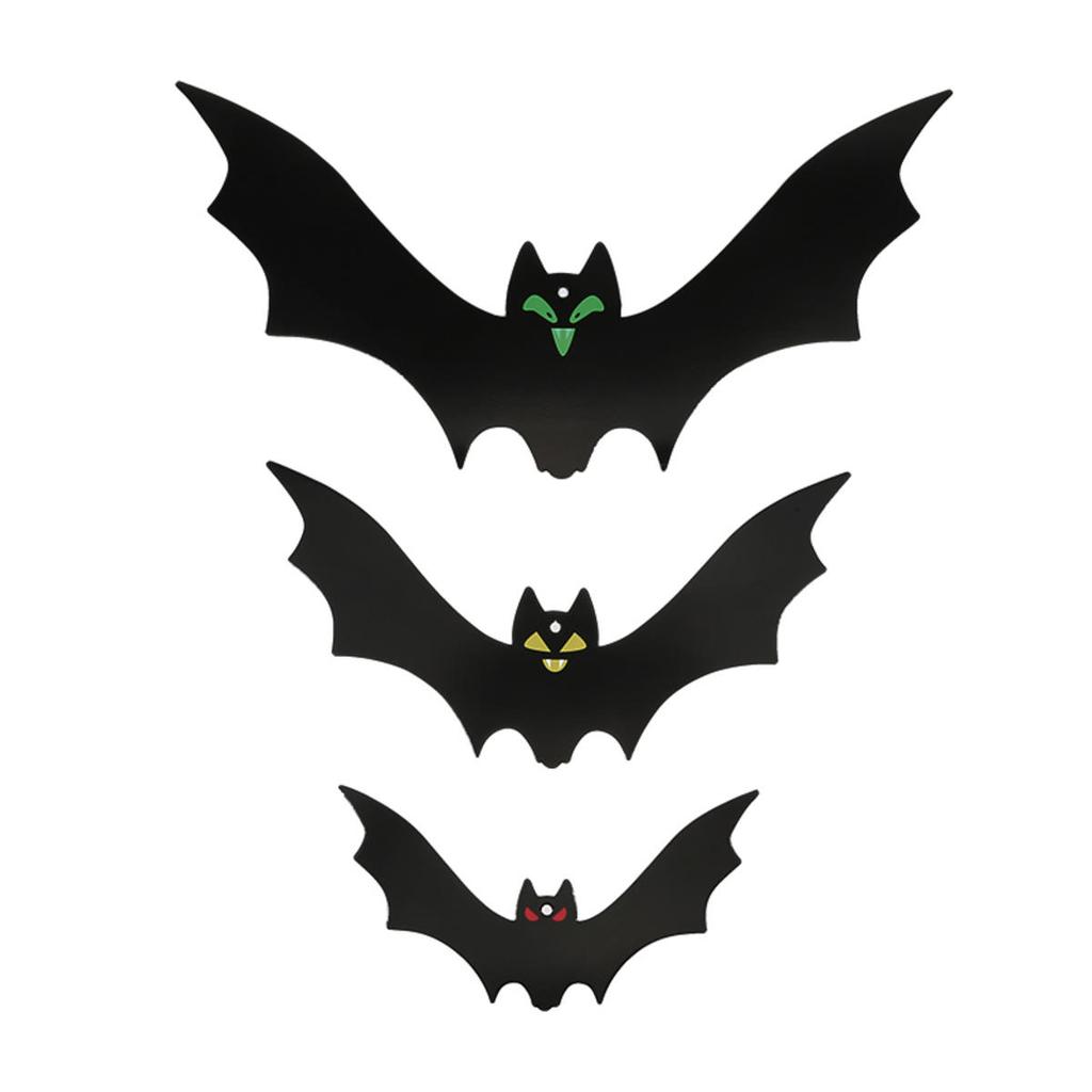 Halloween Theme Creative Hanging Pendant Black Bat Party Scene Decoration For DIY Home Furnishings Decor Supplies
